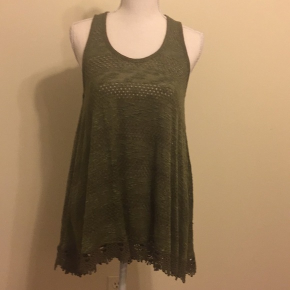 Vintage Hunter Green Chloe K Knit Tunic Sz M - Picture 1 of 8